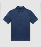 Polo avec broderie indigo - IZAC