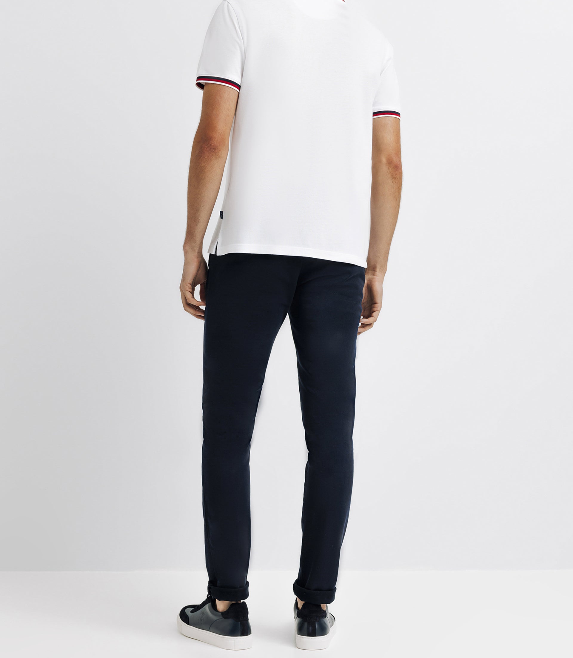 Polo en maille piquée blanc - IZAC