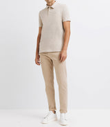 Polo avec col boutonné écru - IZAC