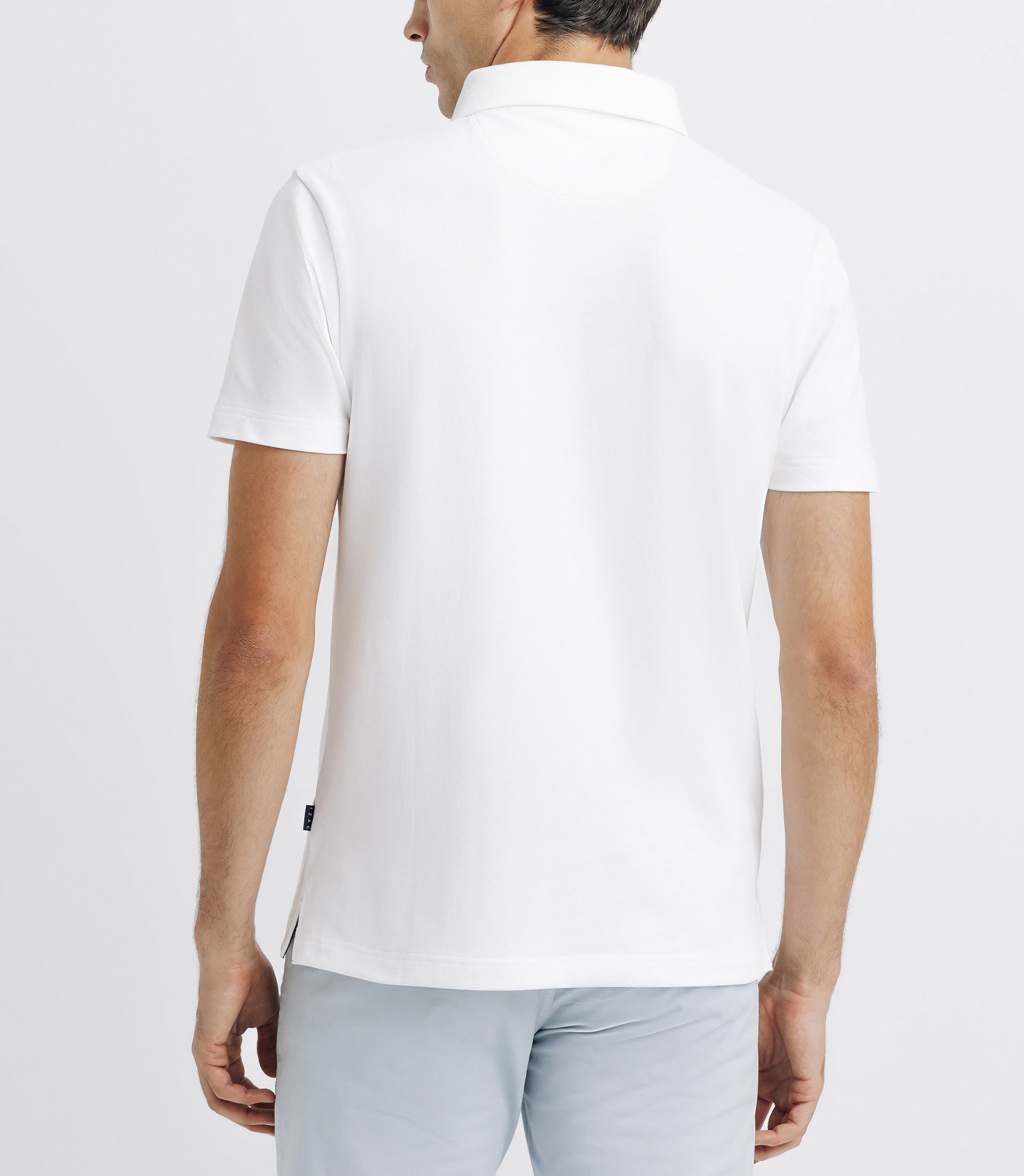 Polo avec broderie blanc - IZAC
