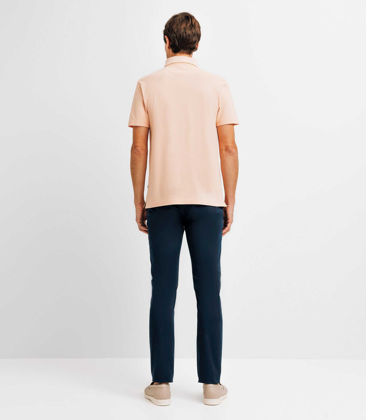 Polo avec broderie rose - IZAC
