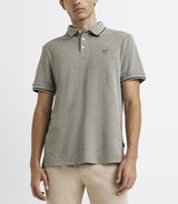 Polo piqué avec broderie kaki - IZAC