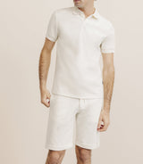 Polo col ouvert écru - IZAC