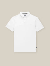 Polo boutonné piqué blanc - IZAC