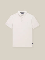 Polo boutonné piqué mastic - IZAC