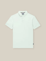 Polo boutonné piqué vert - IZAC