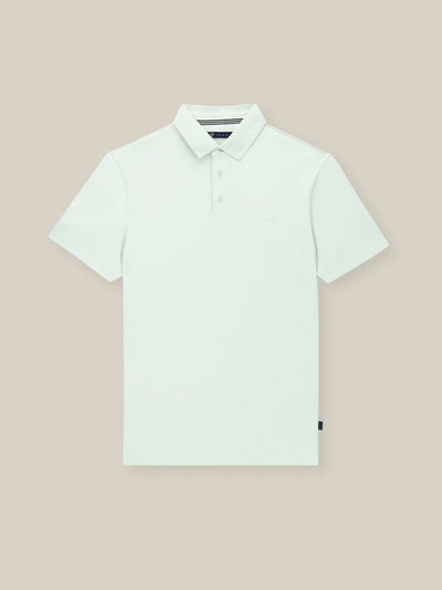 Polo boutonné piqué vert - IZAC