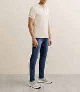 Polo zip beige - IZAC