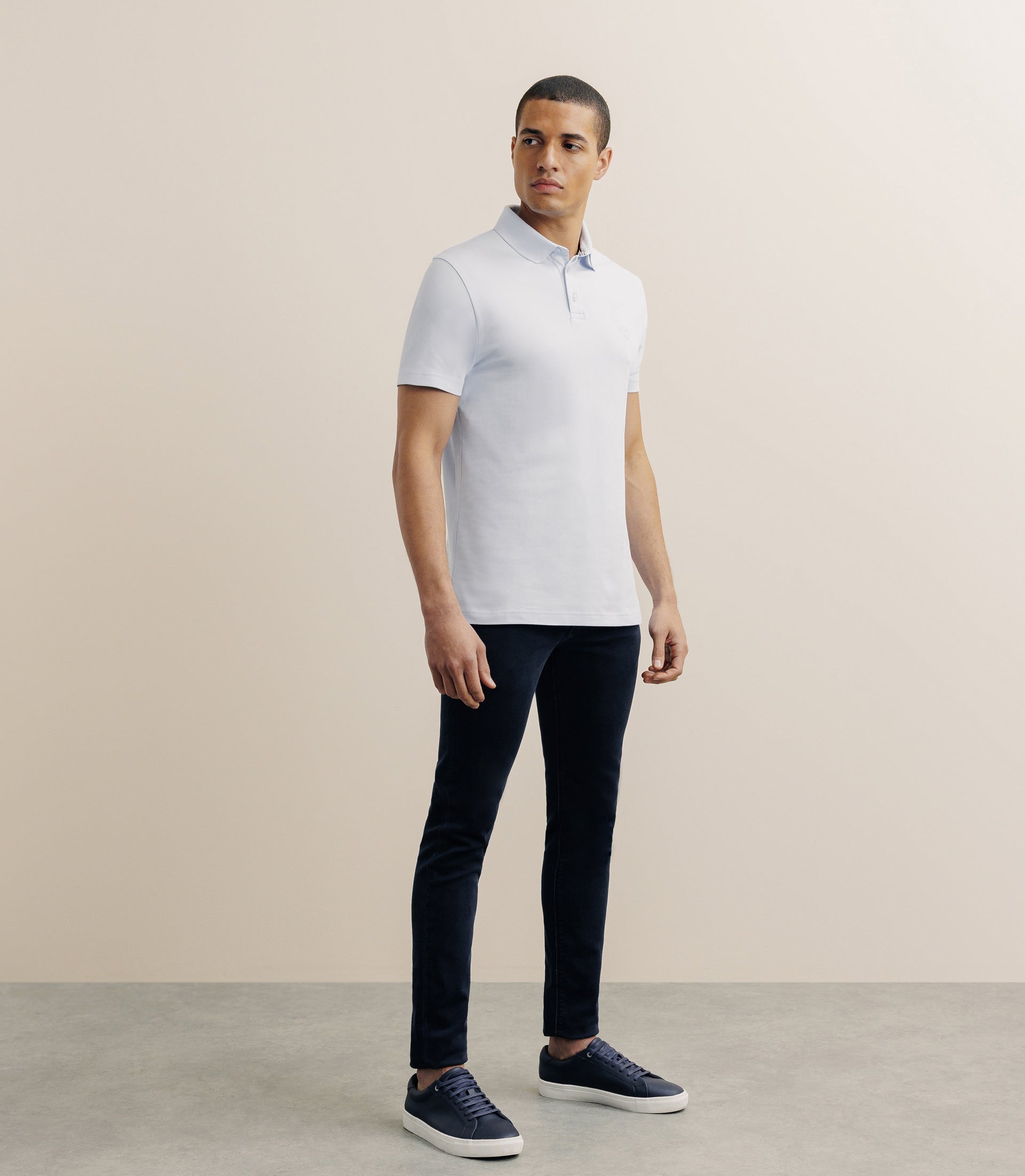 Polo piqué ciel - IZAC