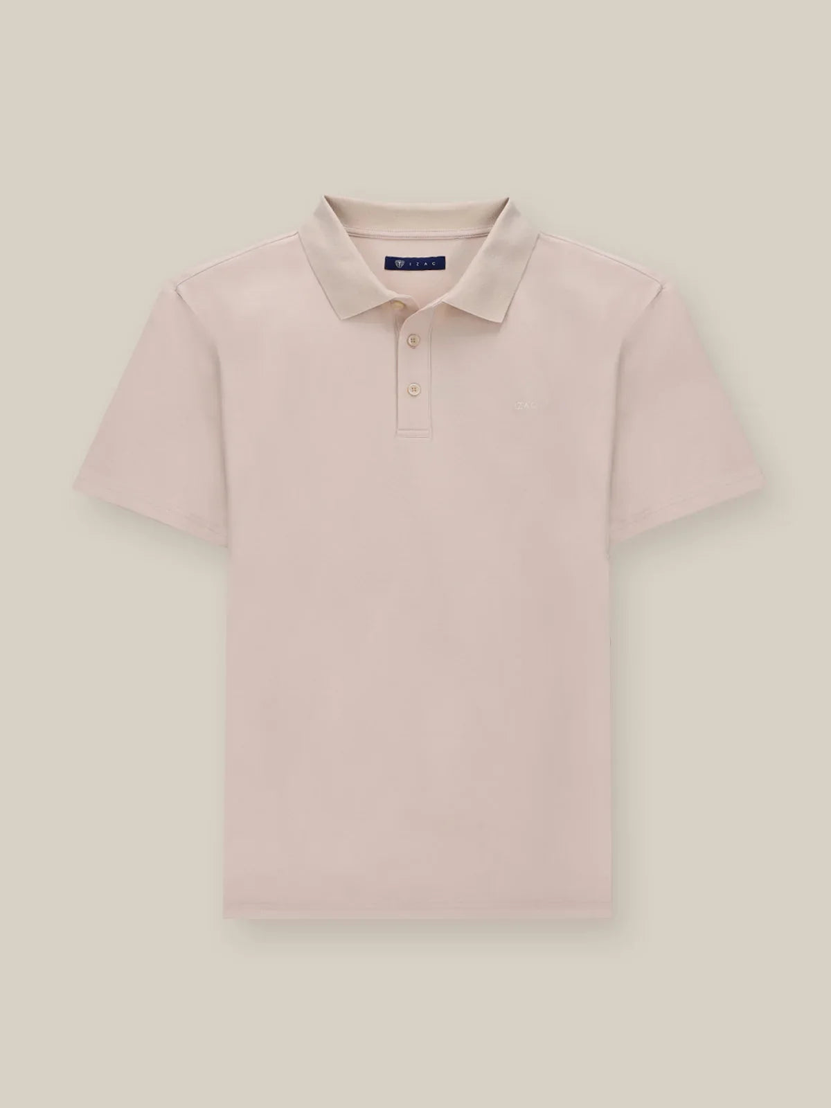 Polo boutonné beige - IZAC