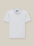 Polo boutonné blanc - IZAC