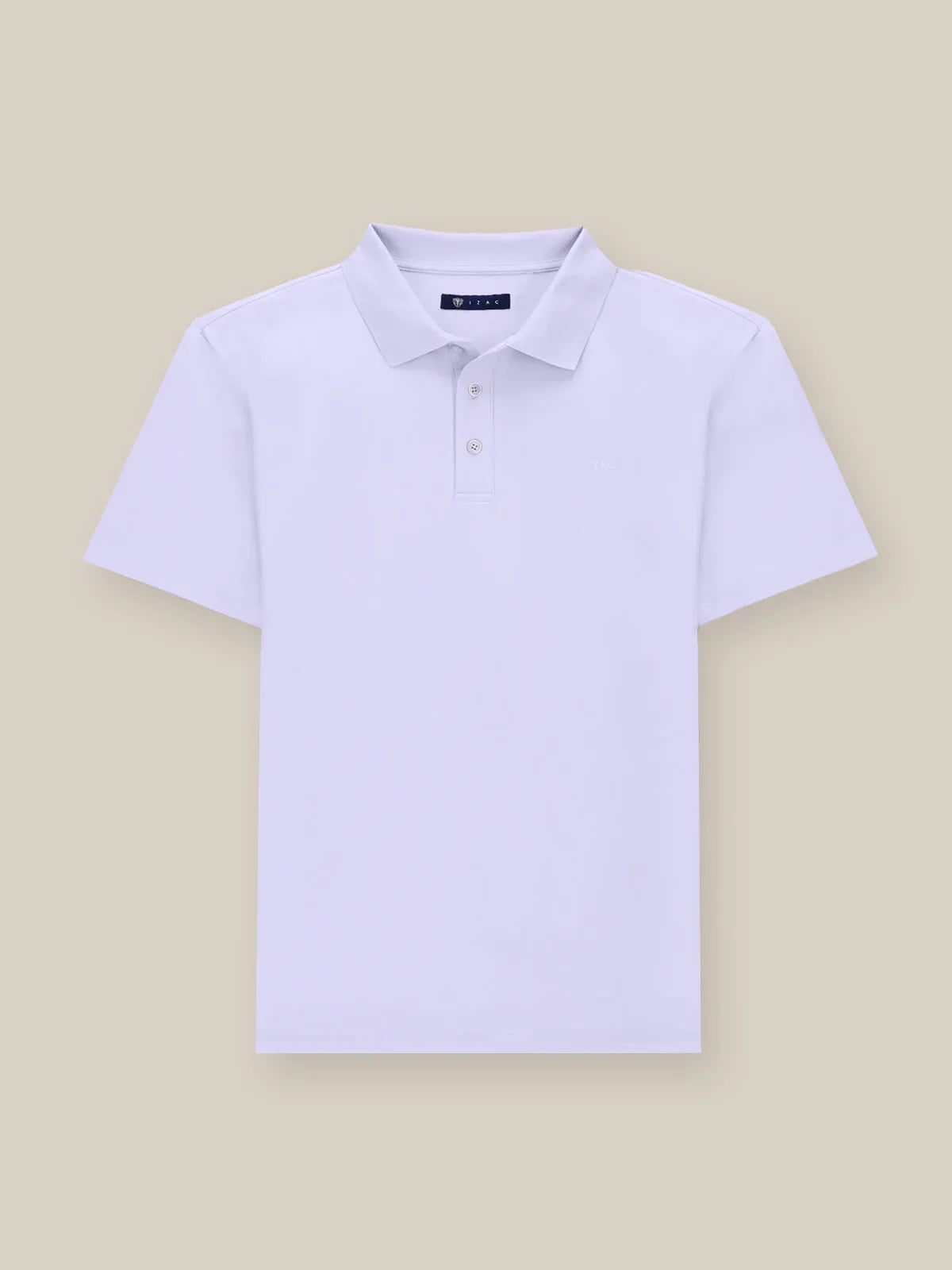 Polo boutonné parme - IZAC