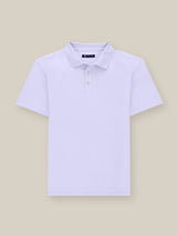 Polo boutonné parme - IZAC