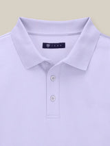 Polo boutonné parme - IZAC