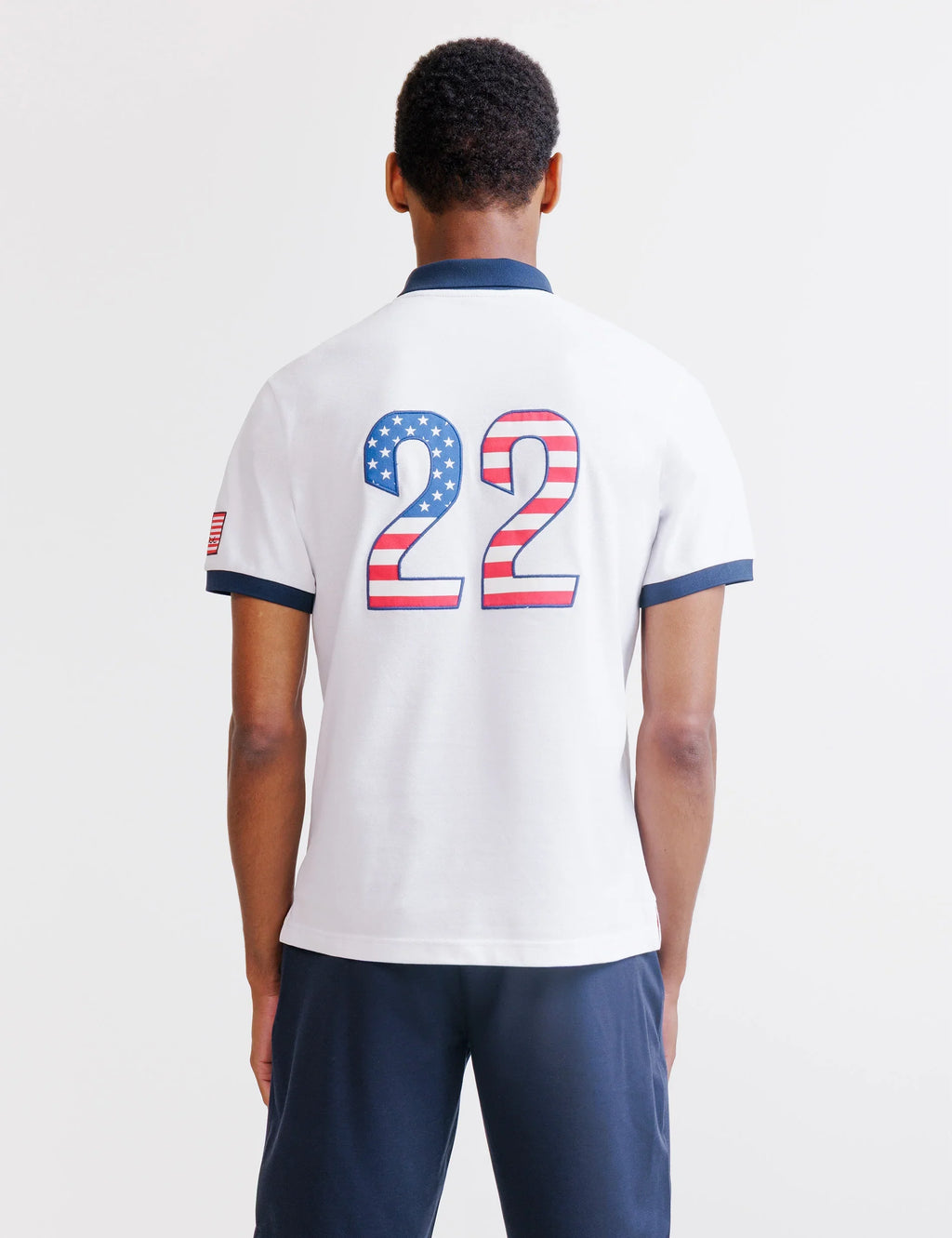 Polo blanc piqué - États-Unis - IZAC