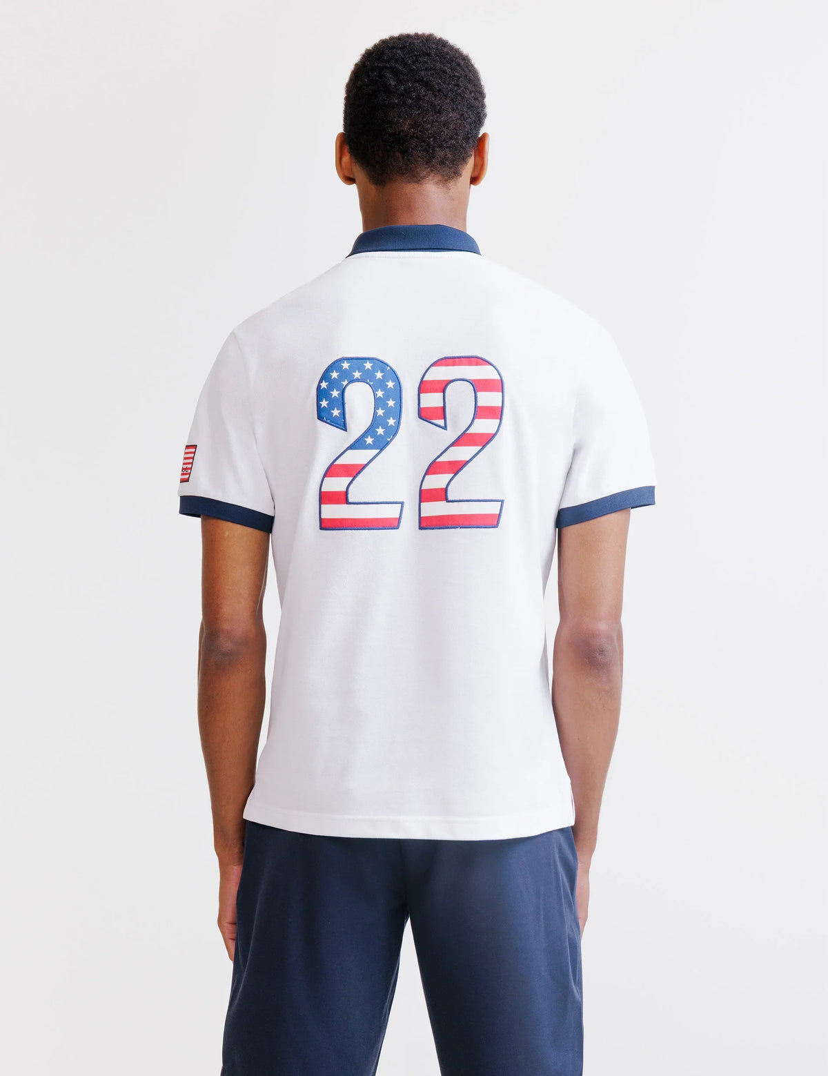 Polo blanc piqué - États-Unis - IZAC