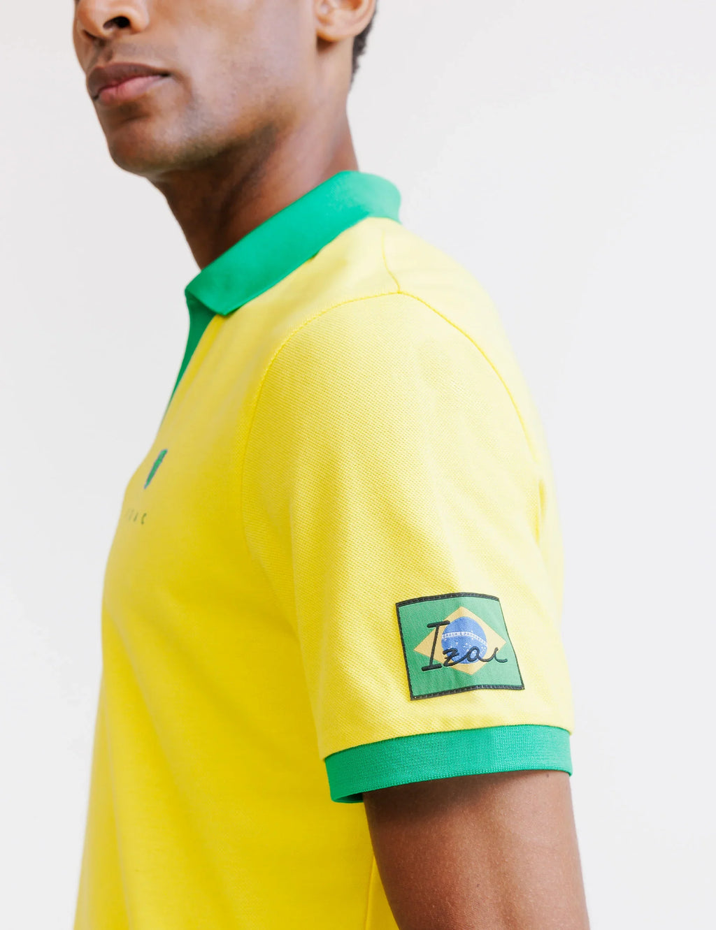 Polo jaune piqué - Brésil - IZAC