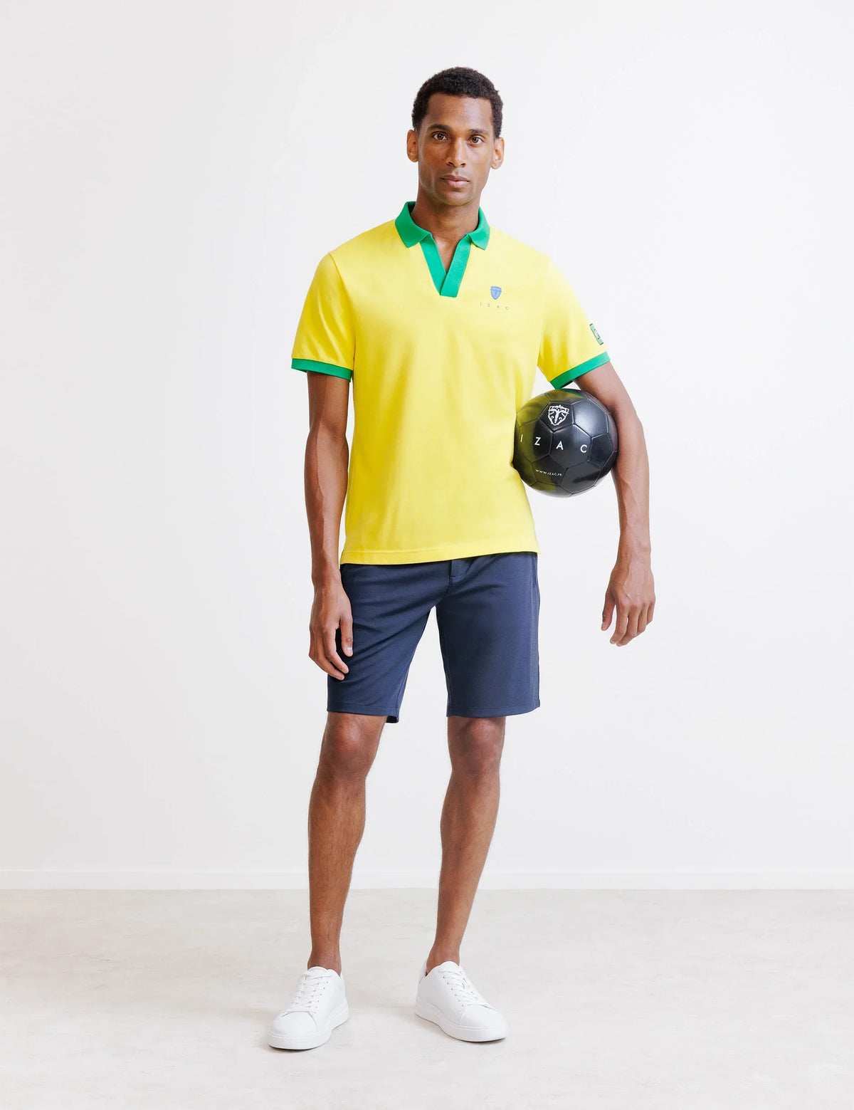 Polo jaune piqué - Brésil - IZAC