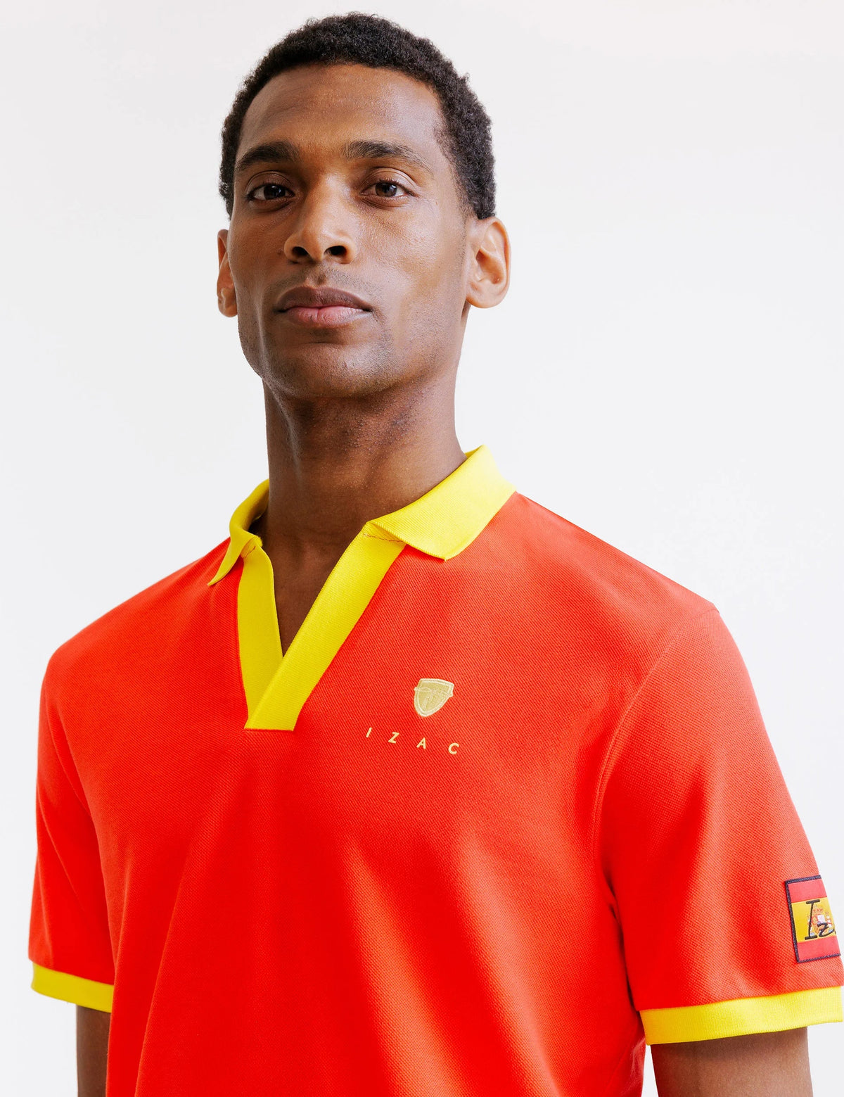 Polo rouge piqué - Espagne - IZAC