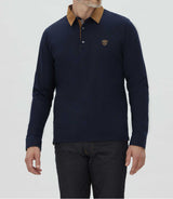 Polo jersey chemise marine "Carl" - IZAC