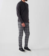 Polo manches longues anthracite "Darko" - IZAC