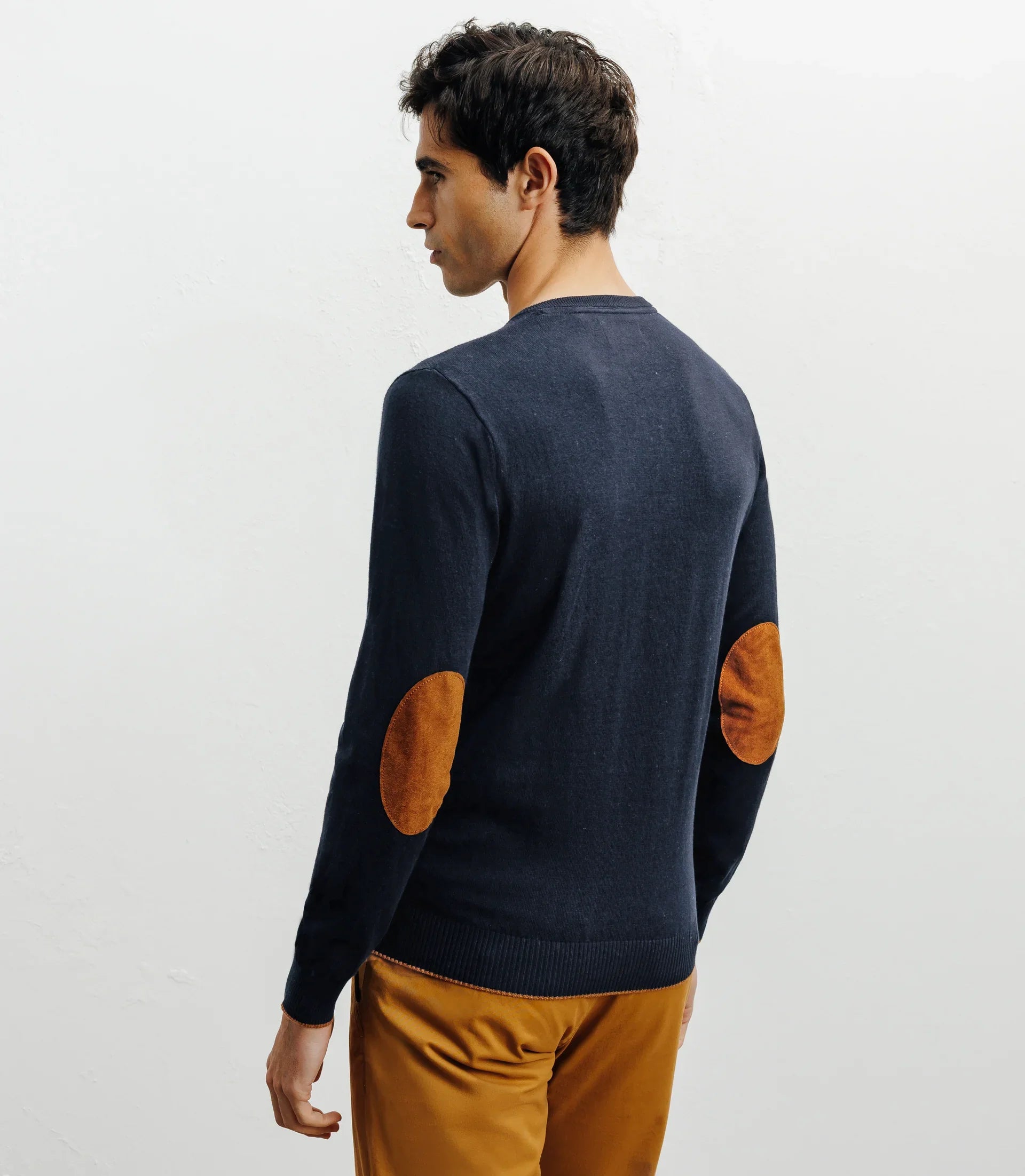 Pull col V marine - IZAC