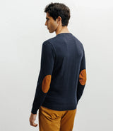 Pull col V marine - IZAC