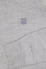 Pull col roulé gris chiné - IZAC