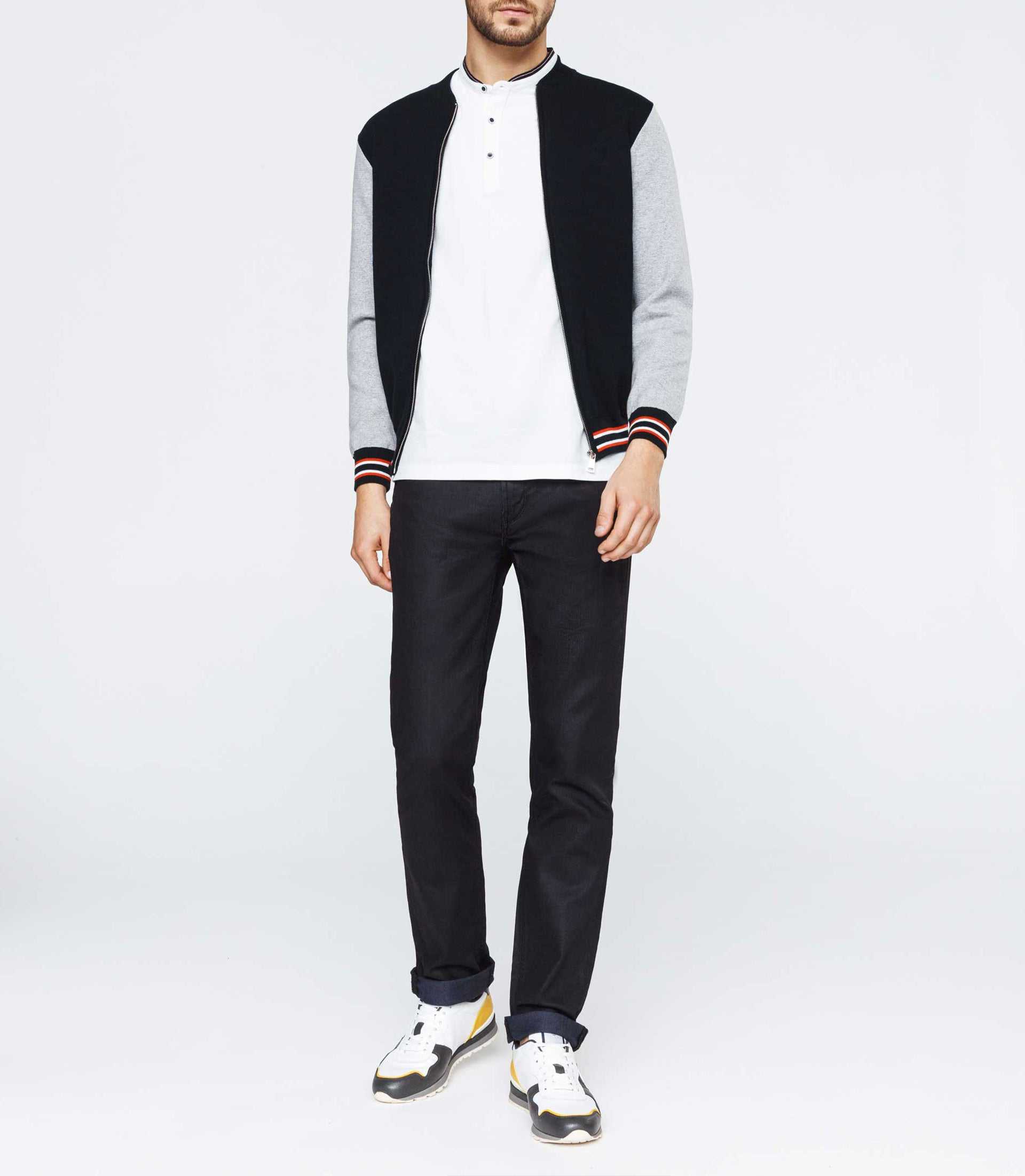 Gilet pull zippé campus "Norbert" - IZAC