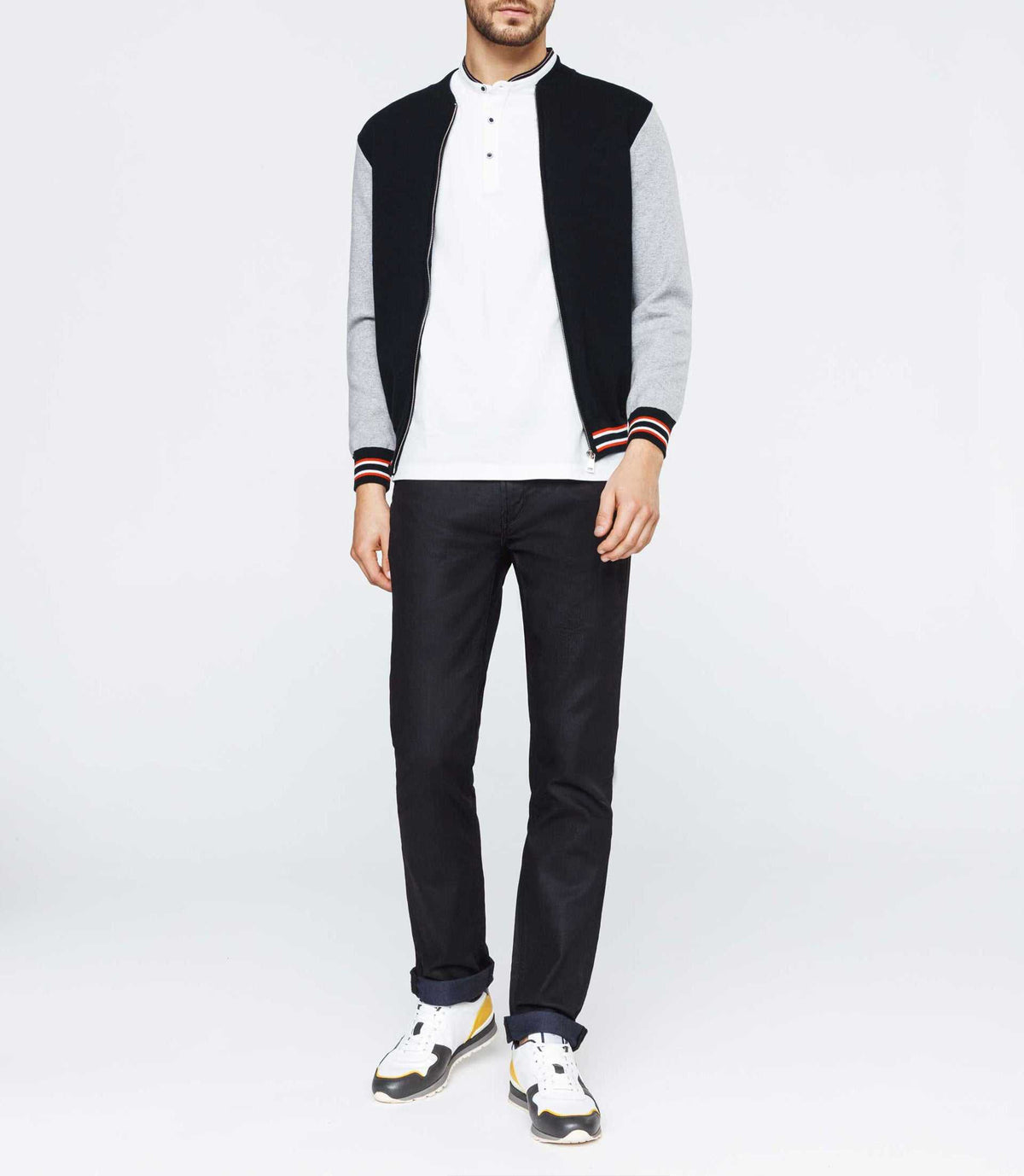 Gilet pull zippé campus "Norbert" - IZAC