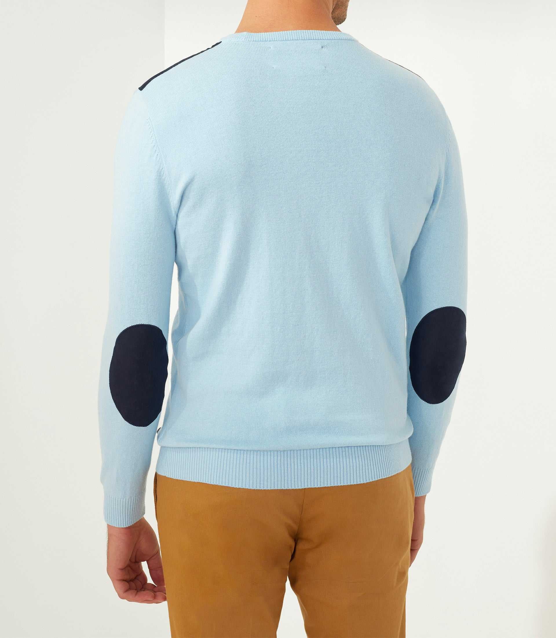 Pull col rond ciel "Flavi" - IZAC