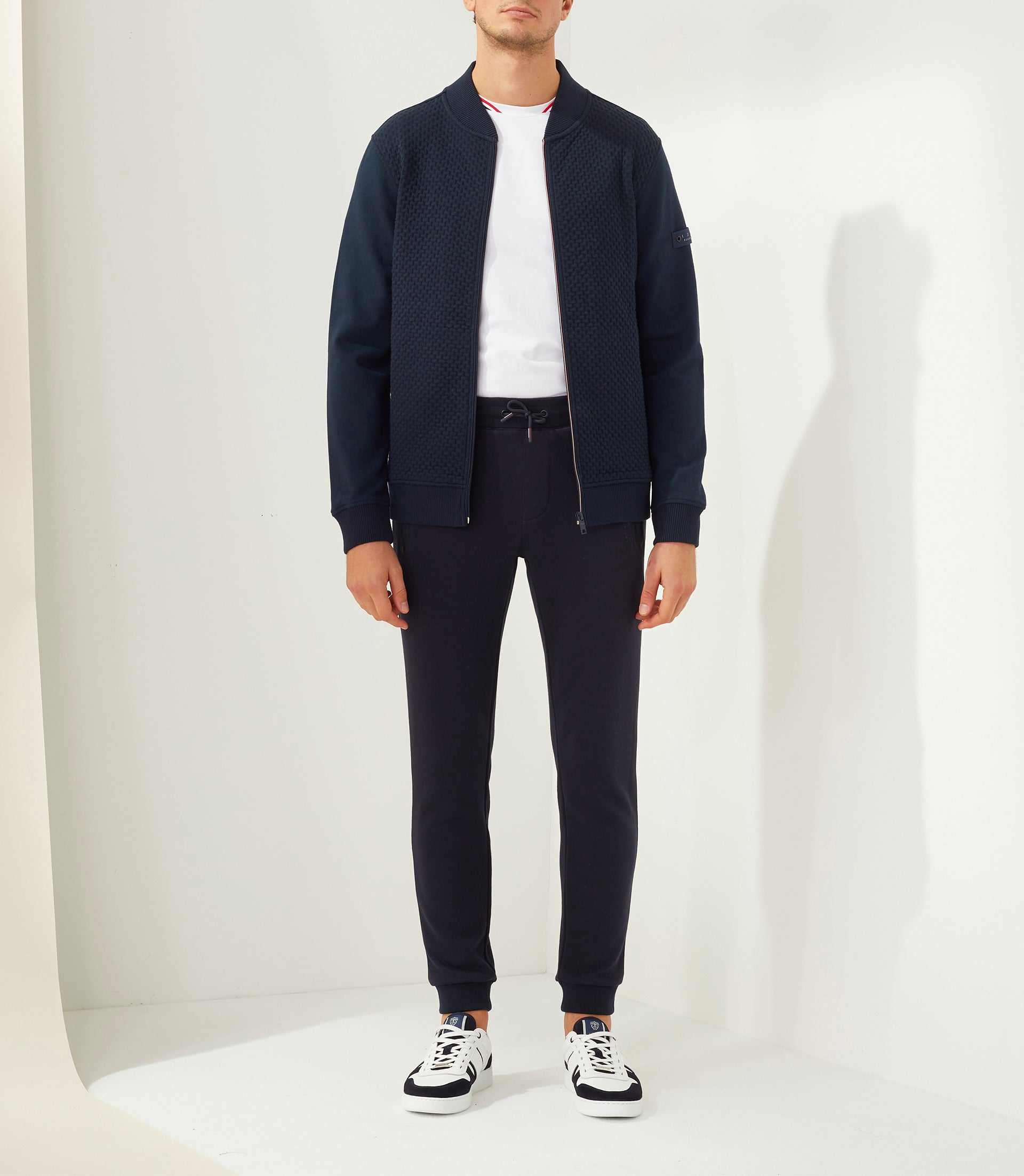 Sweat zippe marine "SWFabio" - IZAC