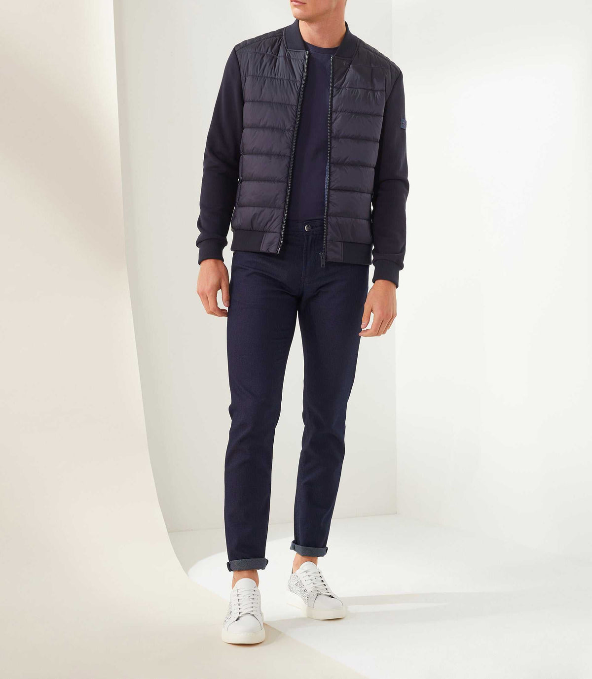Sweat zippé marine "Swfantin" - IZAC