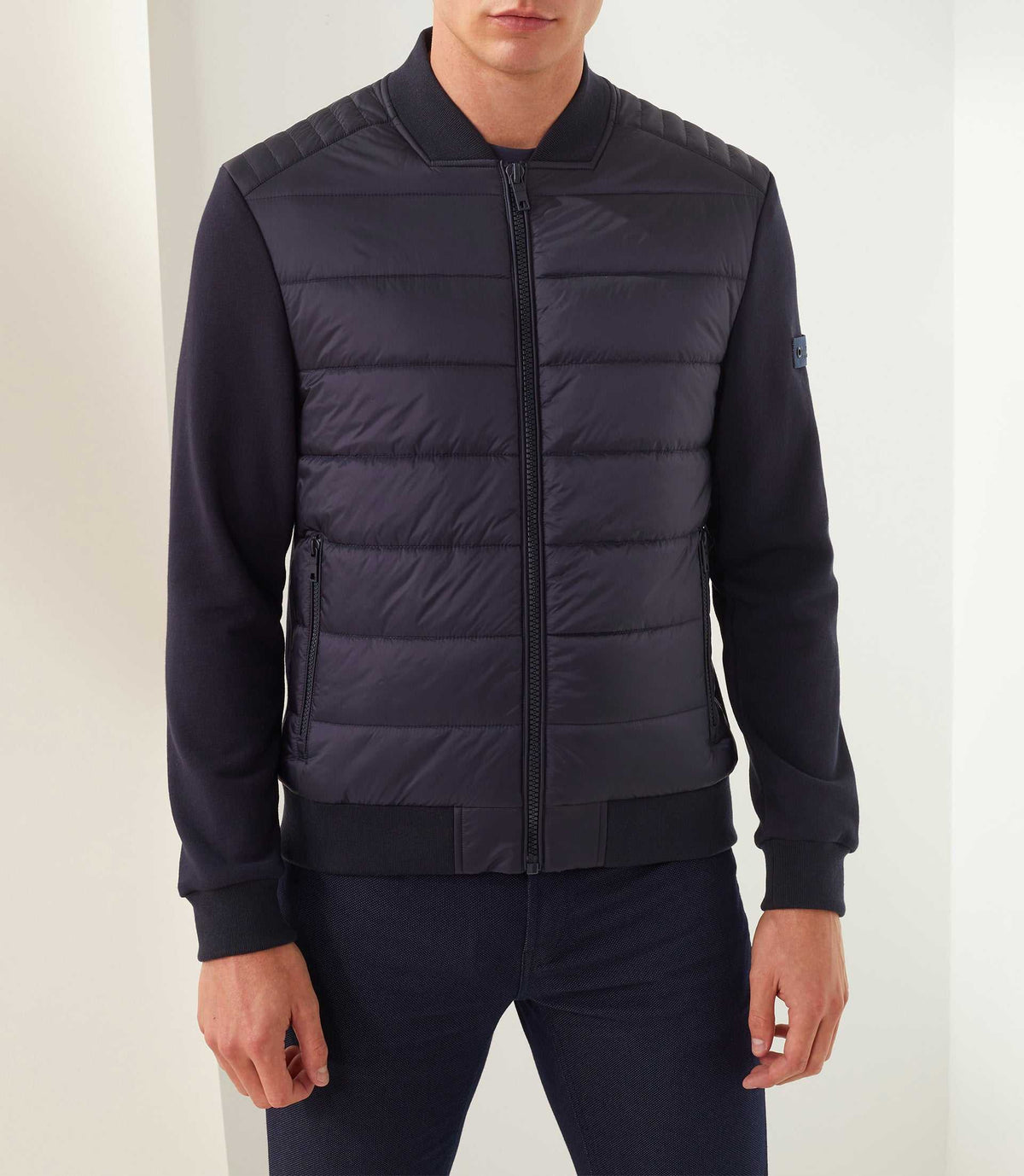 Sweat zippé marine "Swfantin" - IZAC
