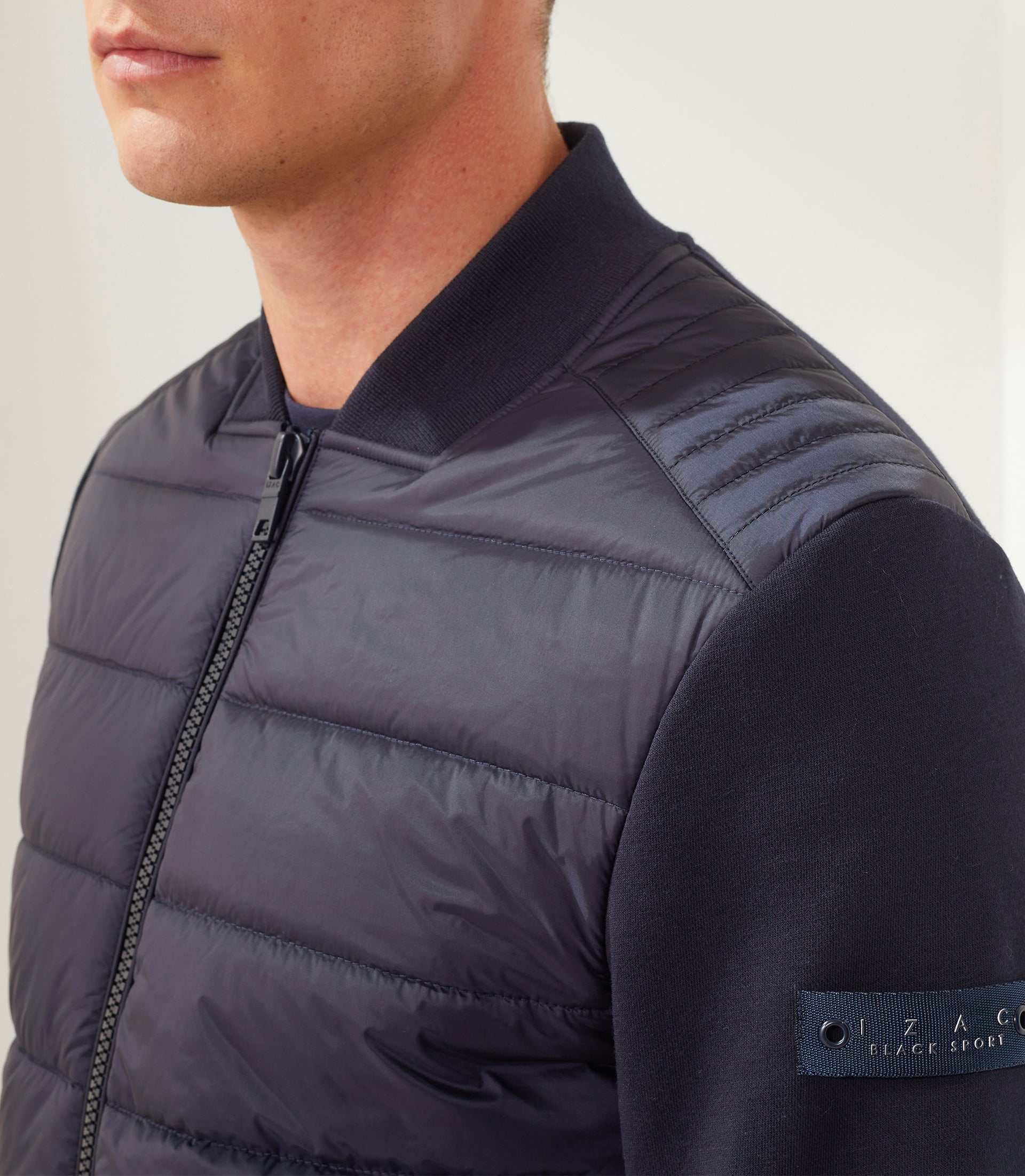 Sweat zippé marine "Swfantin" - IZAC