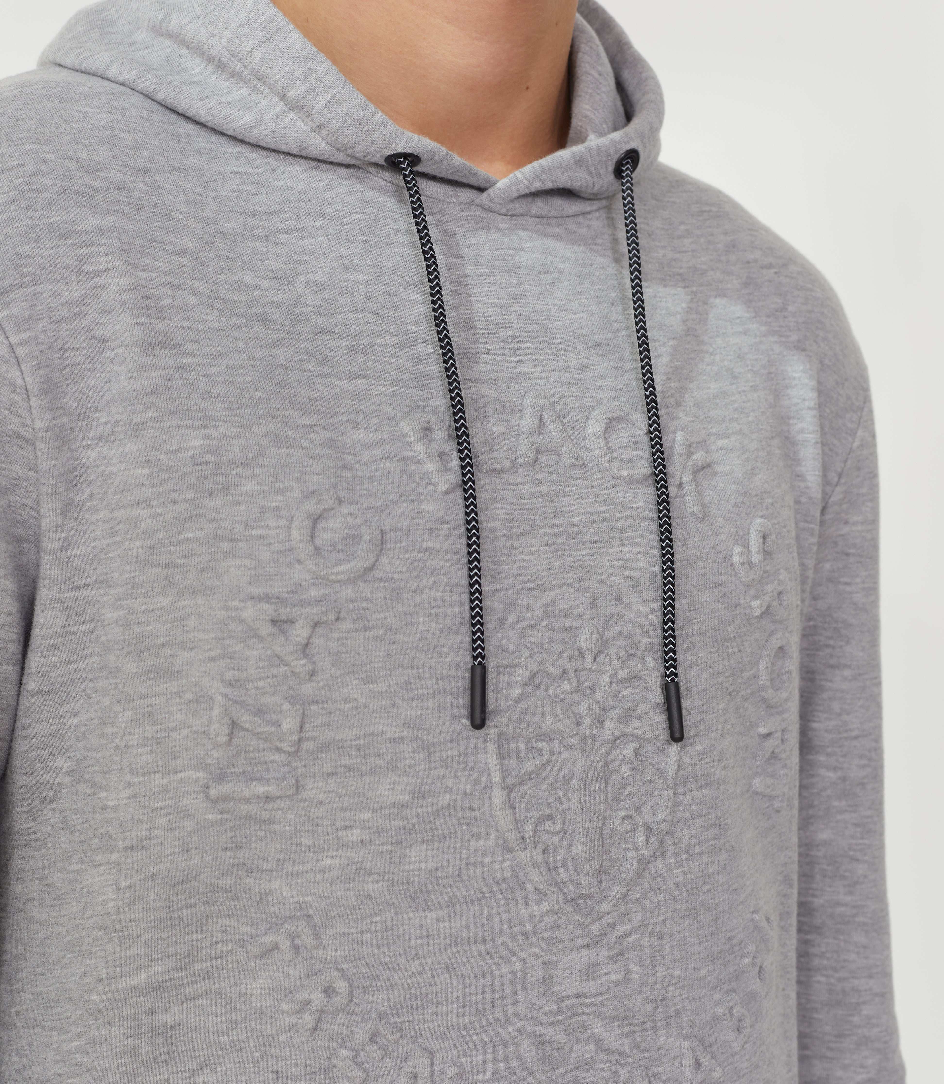 Sweat à capuche gris - chine "Swflorin" - IZAC