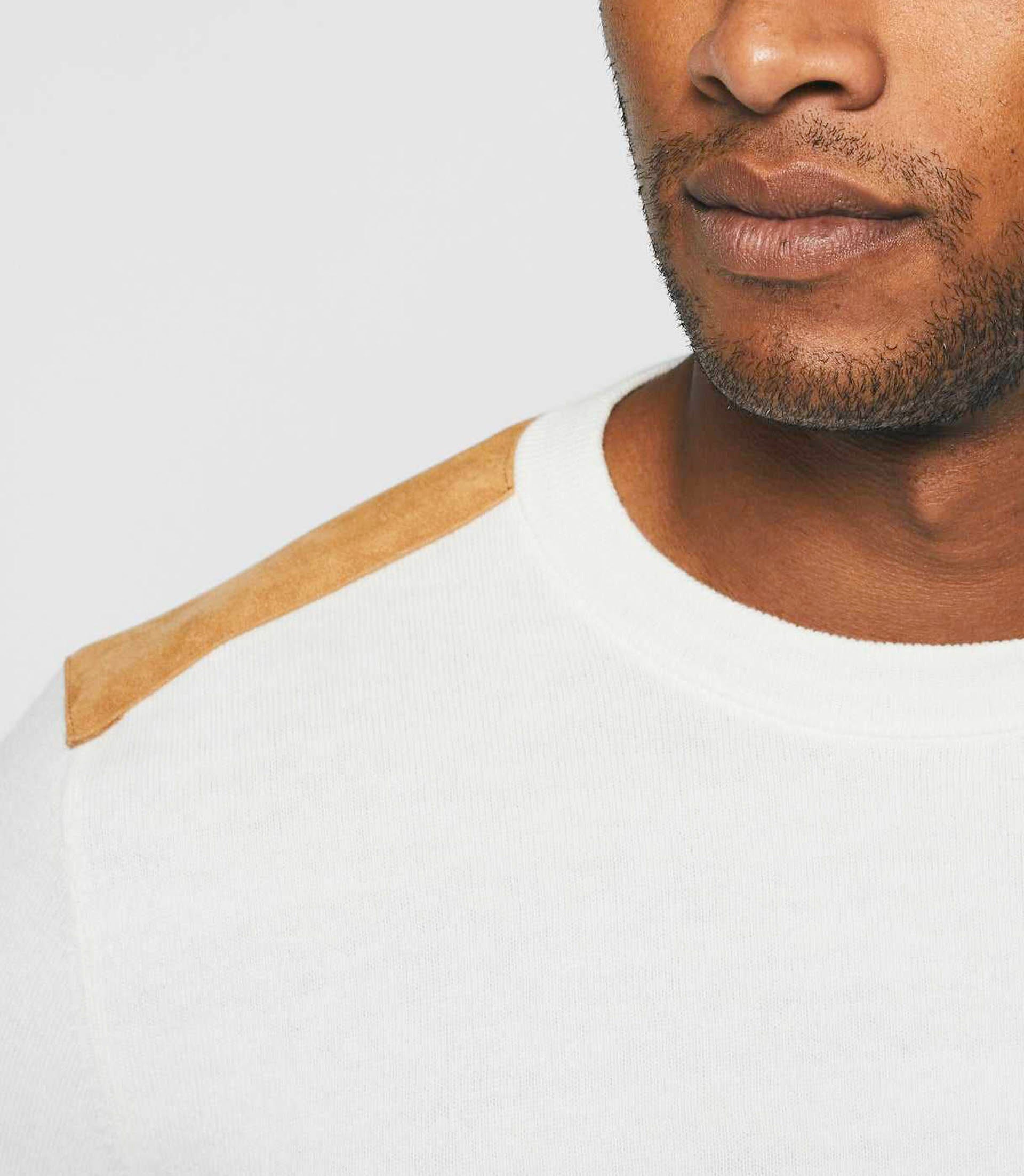 Pull col rond écru "Dewey" - IZAC