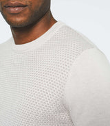 Pull col rond beige "Donatello" - IZAC