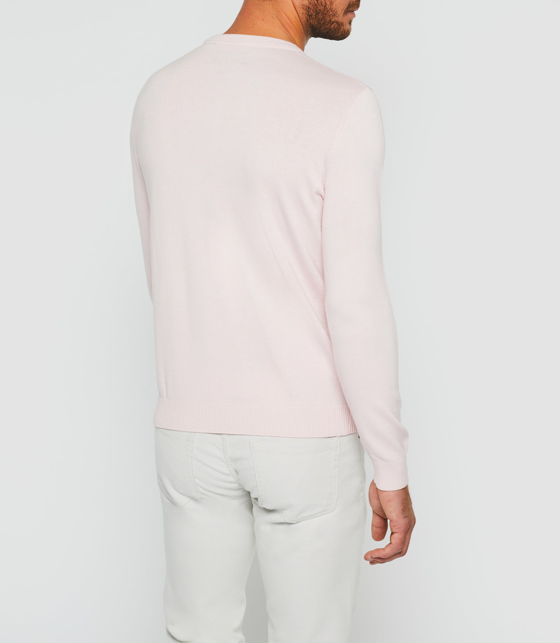 Pull col rond rose "Donatello" - IZAC