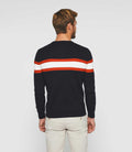 Pull col rond marine "Donovan" - IZAC