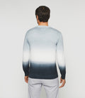Pull col rond dégradé gris "Droguo" - IZAC