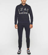 Sweat à capuche marine "Swdenis" - IZAC