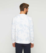 Sweat tie & dye bleu et blanc "Swdinis" - IZAC