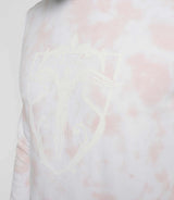 Sweat tie & dye rose et blanc "Swdinis" - IZAC