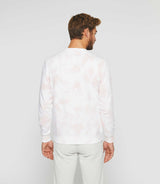 Sweat tie & dye rose et blanc "Swdinis" - IZAC