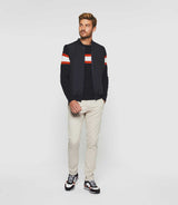 Veste zippée sans manches marine "Swdjibrill" - IZAC