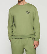 Sweat manches longues kaki SWDARREN - IZAC