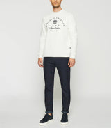 Sweat à broderie écru SWDURAN - IZAC