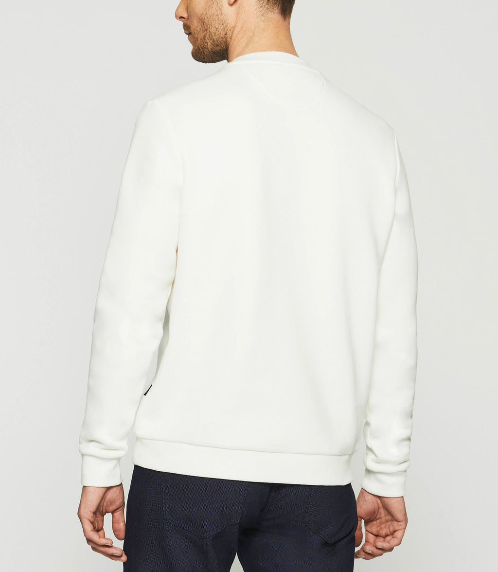 Sweat à broderie écru SWDURAN - IZAC