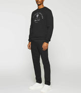 Sweat à broderie noir SWDURAN - IZAC